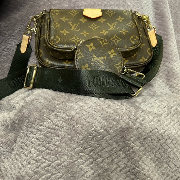 Brown LV Monogram Multi Pochette - Picture 4 of 4